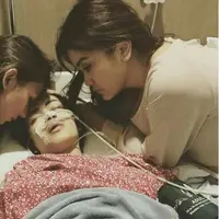 Kondisi Julia Perez yang disebut koma dan tak sadarkan diri (Instagram)