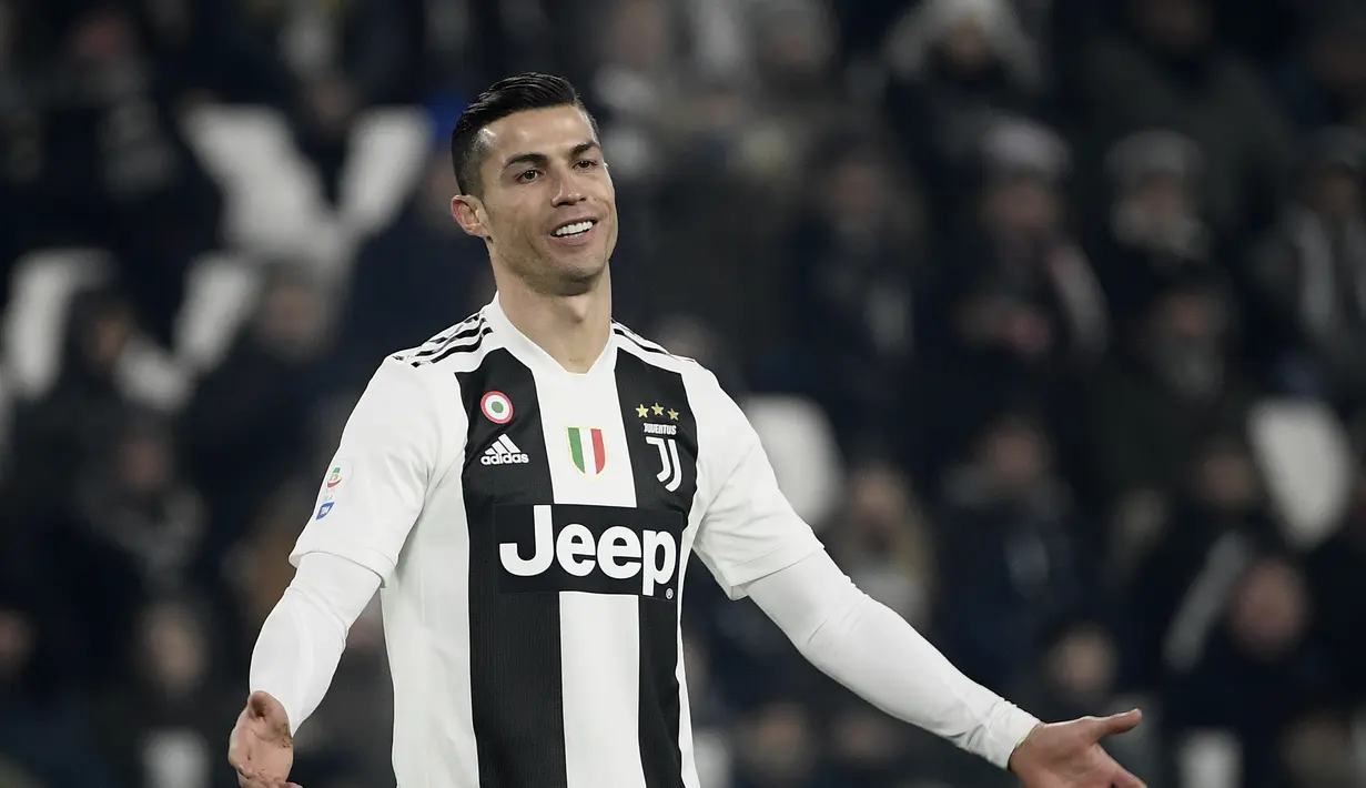 1. Cristiano Ronaldo (Juventus) – 14 gol dan 5 assist (AFP/Filippo Monteforte)