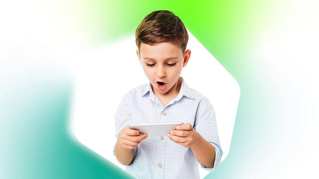 Ilustrasi anak menggunakan internet (Kaspersky)