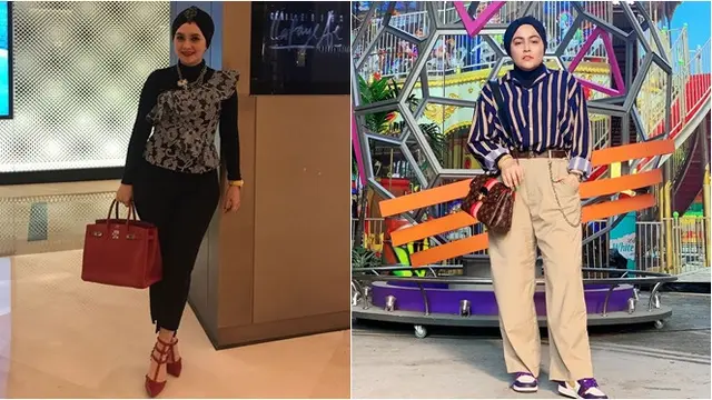 Sama-sama Senang Gunakan Turban, Ini 7 Beda Gaya Astrid Kuya dan Viona Rosalina