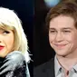 Taylor Swift dan kekasih barunya, Joe Alwyn. [foto: eonline.com / Getty Images]