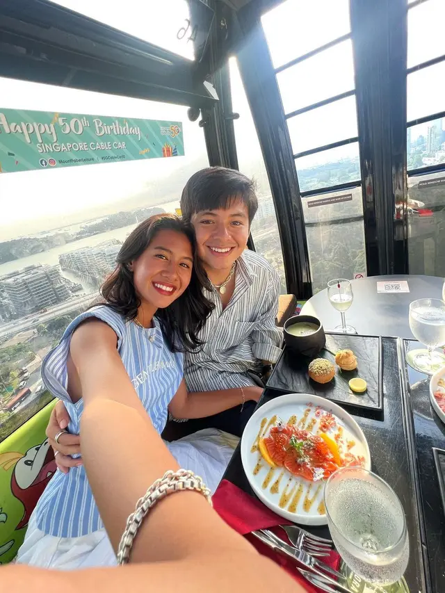 Angga dan Shenina (Instagram/sheninacinnamon)