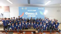 Momen bootcamp para pemenang Genera-Z Berbakti 2026.