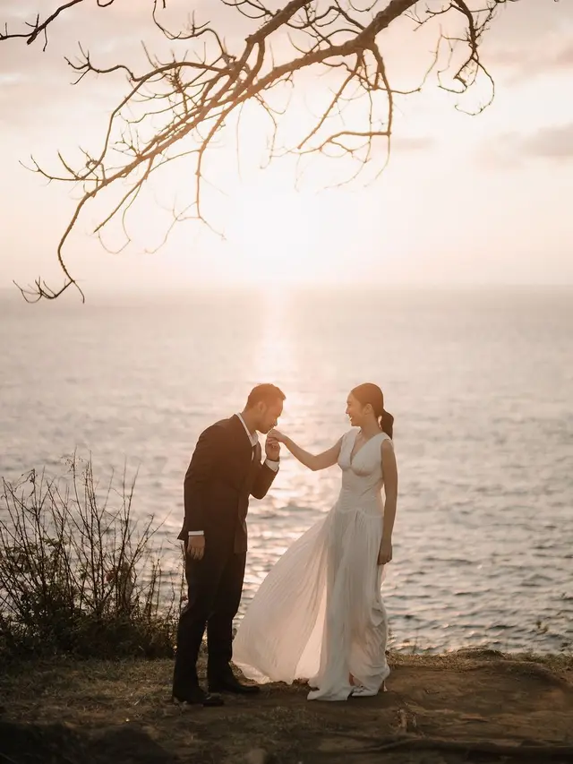 7 Potret Prewedding Febby Rastanty dan Drajad Djumantara, Elegan dan Romantis