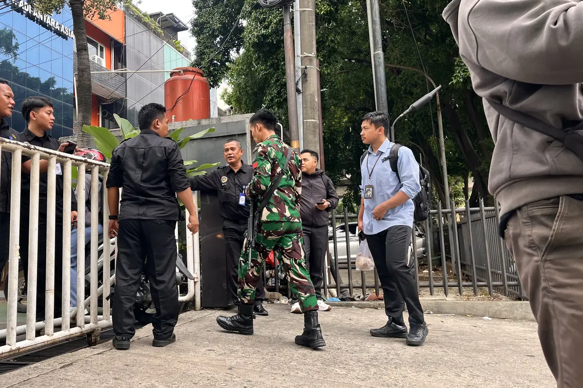 Suasana di Kantor Badan Gizi Nasional (BGN), Jalan Kebon Sirih, Menteng, Jakarta Pusat.