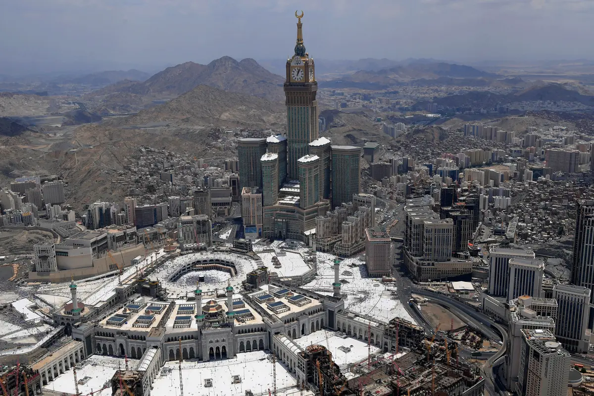 Wow, Begini Pemandangan Masjidil Haram dari Ketinggian