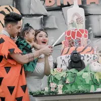 Ulang tahun anak Siti Badriah bertemakan jungle yang dihadiri para artis tanah air, credit: Instagram/(@sitibadriahh)