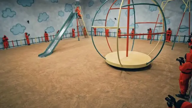 Totalitas! YouTuber Ini Bikin Set Squid Game Versi Nyata Berhadiah Rp6 Miliar