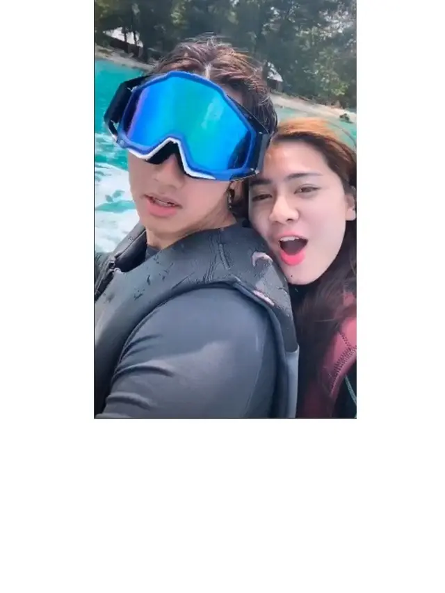 6 Potret Liburan Caesar Hito dan Felicya Angelista di Pulau Ponco, Seru Banget