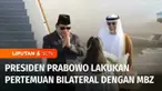 Presiden Prabowo Subianto melakukan pertemuan bilateral dengan Presiden Uni Emirat Arab, Mohammed bin Zayed Al Nahyan di Qasr Al Watan atau Istana Kepresidenan. Kunjungan kenegaraan di Abu Dhabi, Uni Emirat Arab ini mengakhiri rangkaian kunjungan ken...