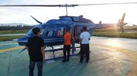 Persiapan Tim SAR gabungan dalam proses evakuasi korban helikopter PK IWS yang diketahui jatuh di pegunungan Jila (SAR Timika)