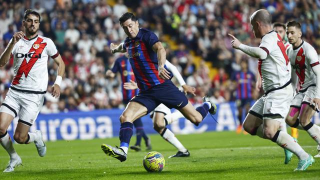 Foto: Ikuti Jejak Real Madrid, Barcelona Tumbang di Markas Rayo Vallecano