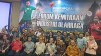 Kementerian Pemuda dan Olahraga Republik Indonesia (Kemenpora) menyelenggarakan Forum Kemitraan Industri Olahraga di Riss Hotel Malioboro, Yogyakarta, 22&ndash;24 Agustus 2025. (Dok. Kemenpora)