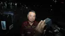 Sebelum masuk ruang pemeriksaan, tak ada sepatah kata pun yang dilontarkan Wakil Ketua Komisi VIII DPR itu terkait pemeriksaan hari ini, Jakarta, Selasa (19/8/14). (Liputan6.com/Herman Zakharia)