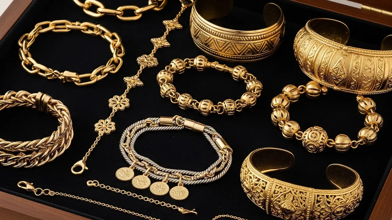 Model Gelang Rantai Emas 3 Mayam Terbaik 2025