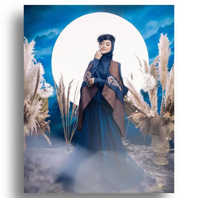 5 Pemotretan Ria Ricis dengan Tema Lovely Moonlight Ini Mukanya Bikin Pangling