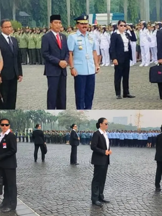 Keren, Ini Potret Sosok Paspampres Wanita yang Mengawal Jokowi