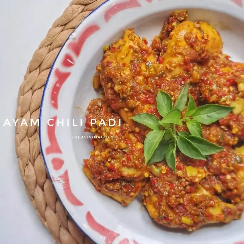 Resep ayam chili padi. (dok. Cookpad @vinagoestantrina)