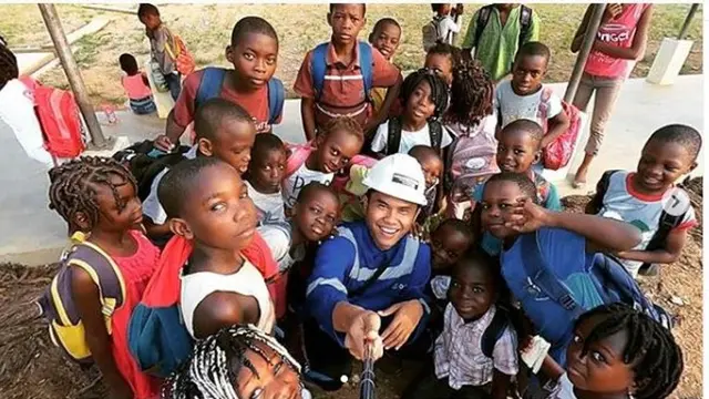 Maulana Rahman, orang Indonesia yang bekerja di  Gabon, Afrika Tengah