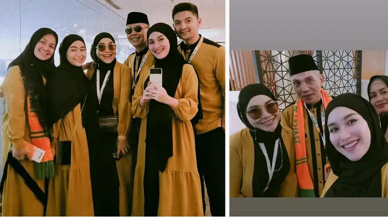 Ayu Ting Ting mengunggah momen berangkat umrah (Foto: Instagram @ayutingting92)