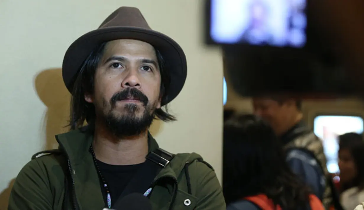 Aryo Wahab kembali muncul dalam industri perfilman tanah air. Di film yang bertajuk Merah Putih Memanggil, Aryo  mendapatkan peran yang tidak biasa. Ia harus berperan sebagai sosok yang jahat dan menjadi teroris. (Nurwahyunan/Bintang.com)