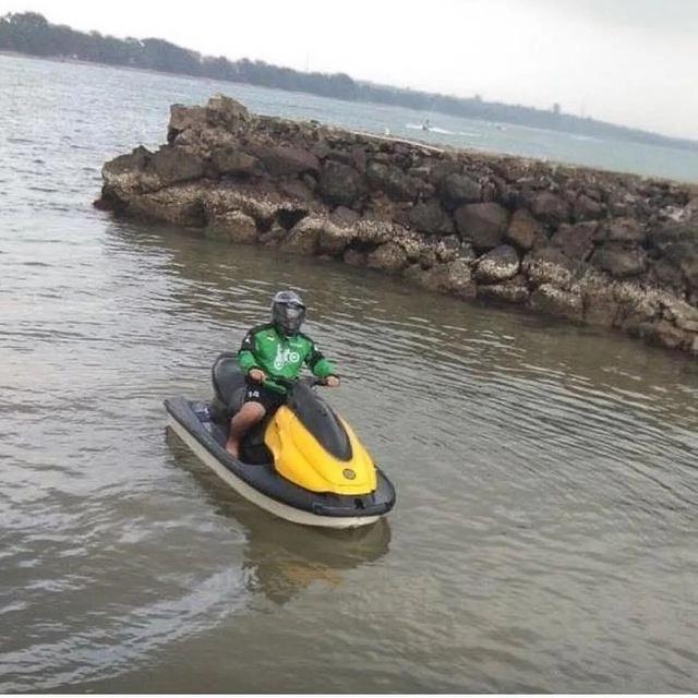 Kumpulan Potret Driver Ojol Gunakan Kendaraan Unik Selain Sepeda Motor (ist)