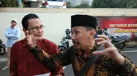 Ketua Cyber Indonesia Laporkan Rocky Gerung ke Polda Metro. (Merdeka.com/Ronald)