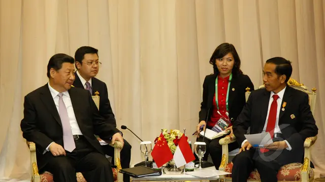 Presiden Jokowi Adakan Pertemuan Bilateral dengan Presiden Tiongkok
