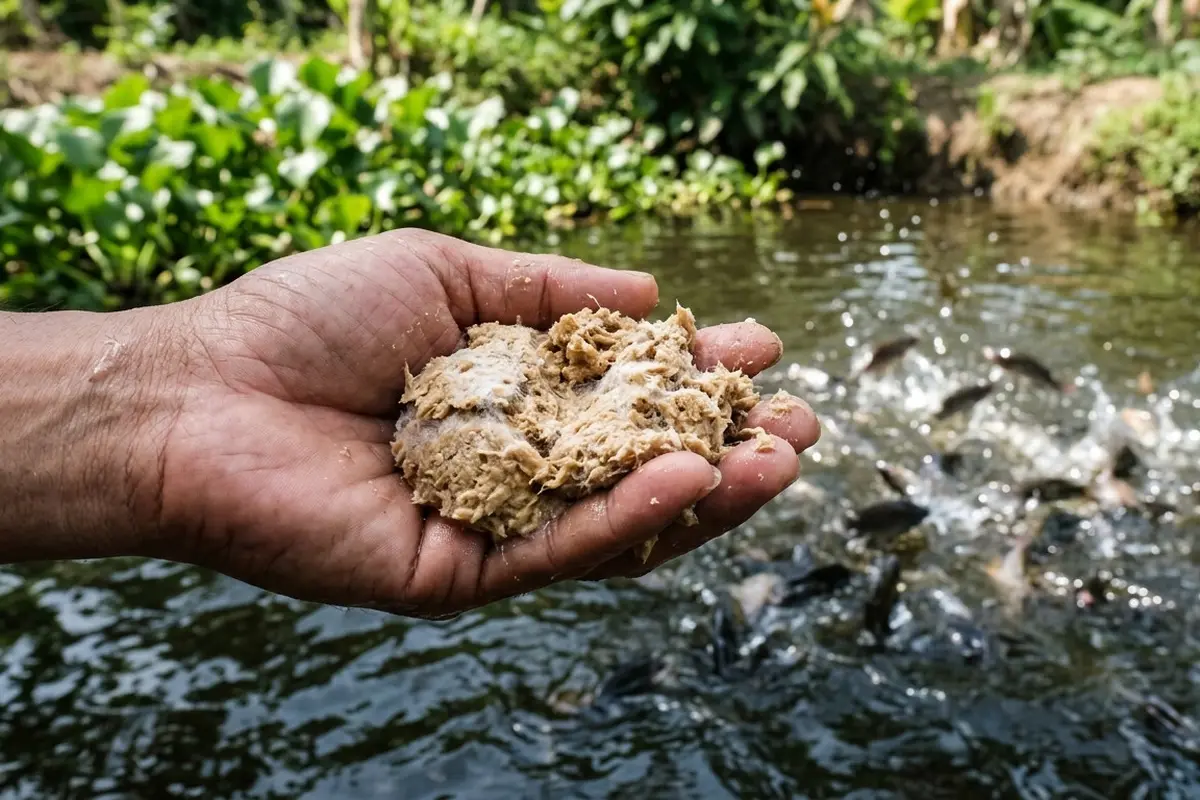 Cara Buat Pakan Ikan dari Dedak Fermentasi EM4.