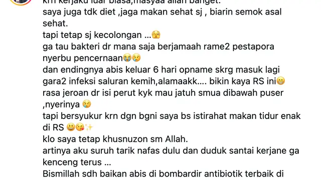 Unggahan Inul Daratista. (Foto: Dok. Instagram @inul.d)