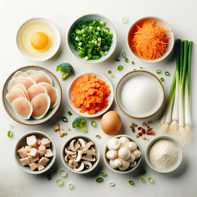 Bahan-bahan Dimsum Sehat ala Makan Bergizi Gratis untuk Anak