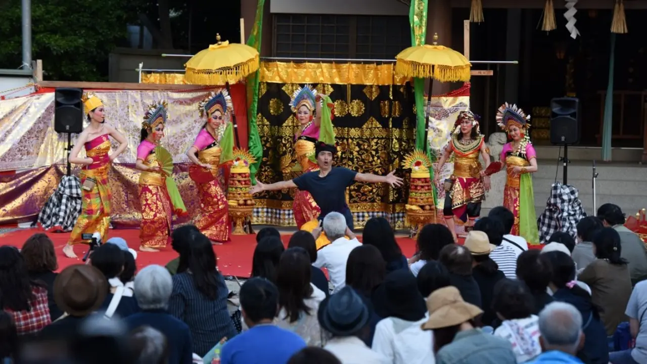 Pertunjukan gamelan dan tari Bali di Kansai, Osaka, Jepang. (Dokumentasi KBRI Osaka)