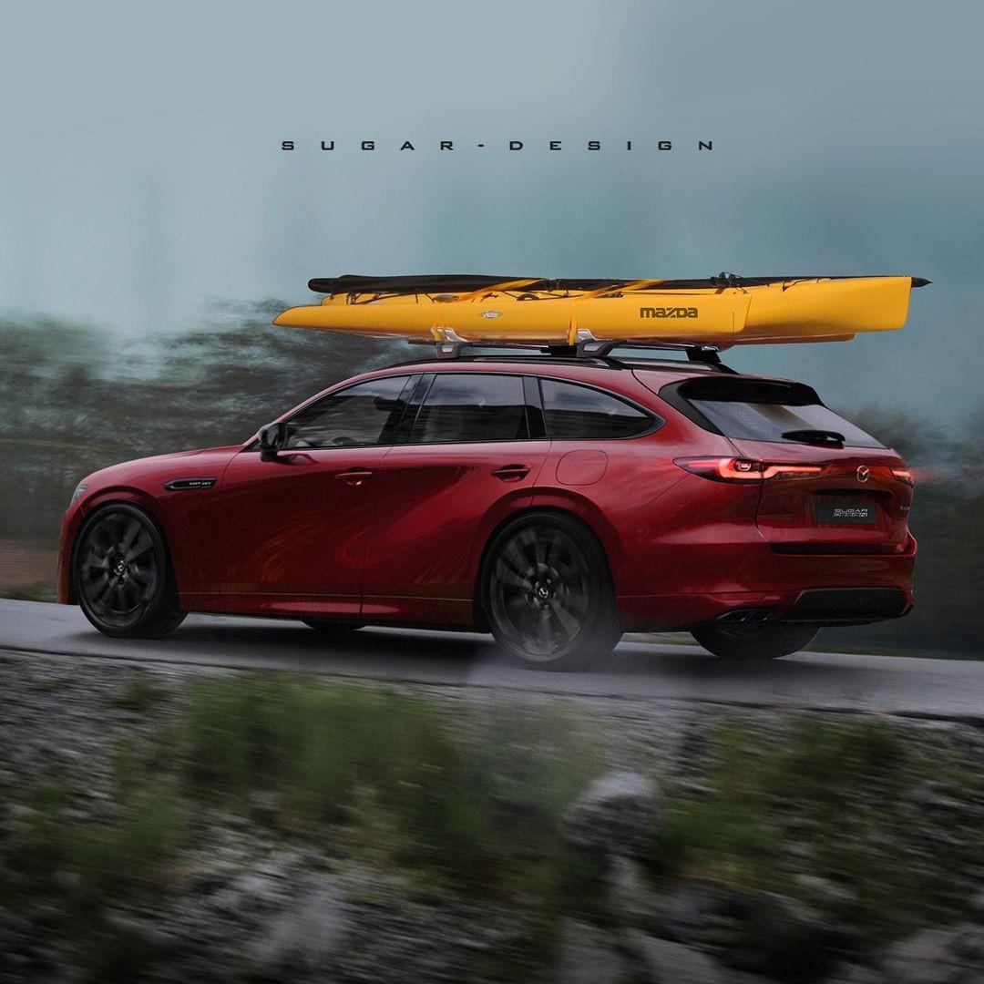Render All New Mazda6 estate (Instagram/@sugardesign_1)