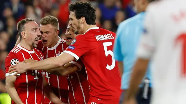Menang Tipis, Bayern Munchen Amankan Leg Pertama Lawan Sevilla