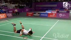 All Indonesia final batal tercipta pada tunggal putra bulu tangkis perorangan Asian Games 2018. Ini setelah Anthony Sinisuka Ginting kalah dari pemain Chinese Taipei, Chou Tien Chen.
