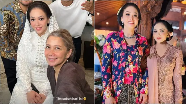 8 Outfit Tamu Artis di Pengajian dan Siraman Al Ghazali, Gaun Brokat hingga Kebaya