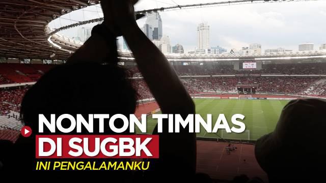 Berita video mahasiswa yang sedang magang di Bola.com berbagi pengalamannya menonton untuk pertama kalinya Timnas Indonesia di SUGBK, Kamis (29/12/2022).