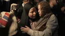 Ahed Tamimi termasuk di antara 30 tahanan yang dibebaskan oleh Israel dalam gencatan senjata sementara Gaza antara Israel dan Hamas. (AP Photo/Nasser Nasser)