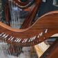 Harpa milik Frasisca Guzheng bermotif Mega Mendung. (Liputan6.com/Huyogo Simbolon)