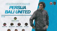 Kombinasi Formasi Persija Jakarta dan Bali United (Bola.com/Adreanus Titus)