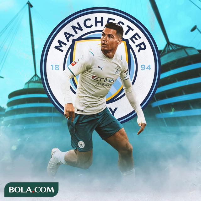 Manchester City - Ilustrasi Cristiano Ronaldo