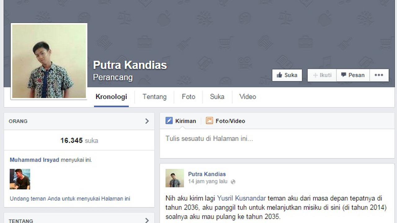 Meme-meme Lucu Putra Kandias, si `Peramal Indonesia Tahun 2035