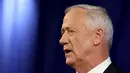 Gantz, mantan panglima militer yang populer, bergabung dengan pemerintahan Netanyahu tak lama setelah serangan Hamas pada 7 Oktober sebagai bentuk persatuan. (JACK GUEZ / AFP)