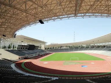 Stadion yang berpusat di Kota Baku, Azerbaijan ini merupakan markas dari Tim Nasional Azerbaijan dan Qarabag FK di Liga Champions atau Liga Europa. (AFP/Tofik Babayev)