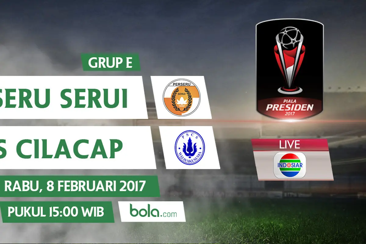Piala Presiden 2017_Perseru Serui Vs PSCS Cilacap (Bola.com/Adreanus Titus)