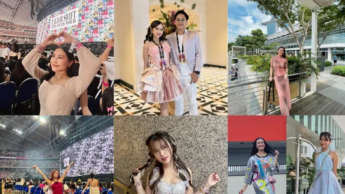 6 Potret Artis Hadiri Konser Taylor Swift di Singapura (Sumber: Instagram)