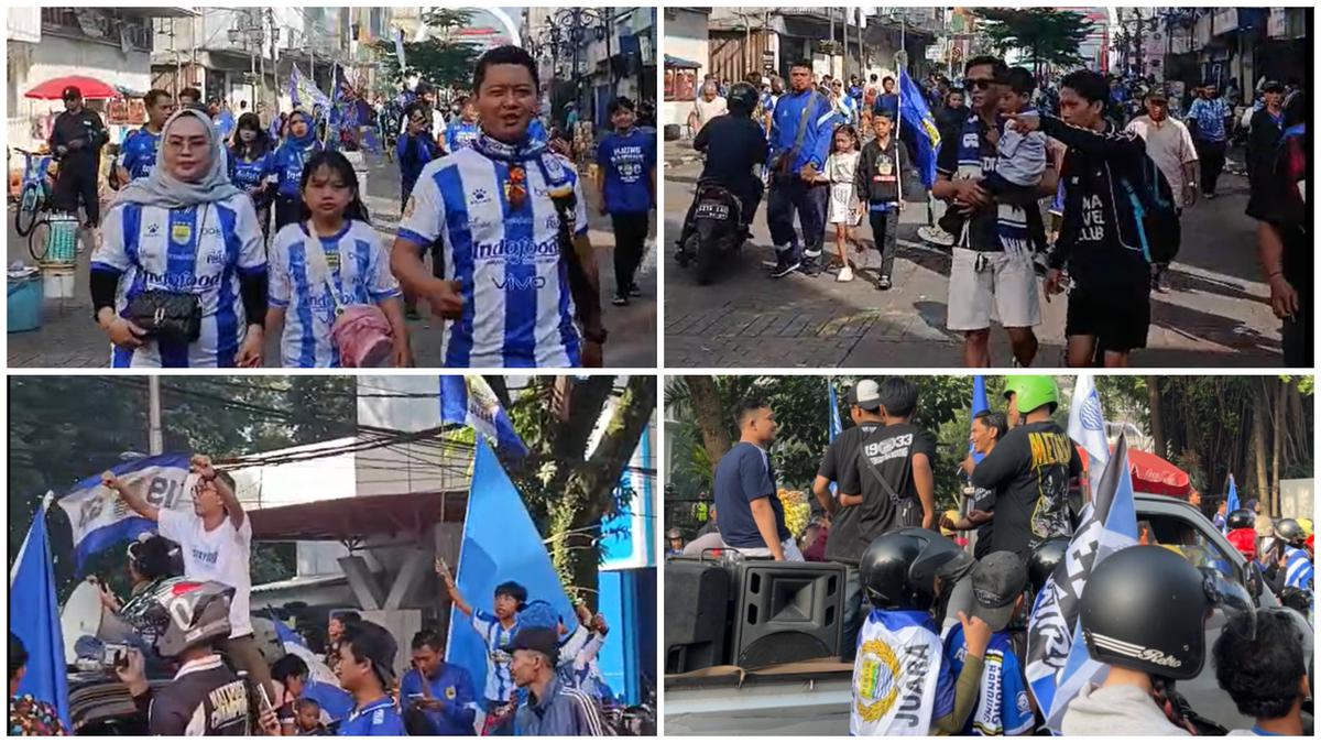 Pawai Juara Persib Pecah! Jalanan Bandung Dipenuhi Bobotoh Sejak Pagi