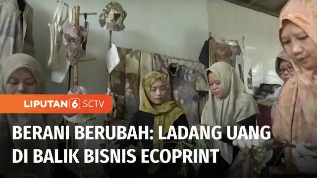 Ibu-ibu di Kabupaten Boyolali, Jawa Tengah, punya cara menyulap daun jadi pundi-pundi rupiah. Mereka memanfaatkan berbagai macam daun di sekitar tempat tinggalnya untuk dijadikan kain ecoprint. Inilah Berani Berubah, Ladang Uang di Balik Bisnis Ecopr...