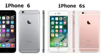 Ilustrasi iPhone 6 dan 6s (Sumber: Apple)