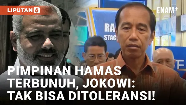 Jokowi Kecam Pembunuhan Pemimpin Hamas Ismail Haniyeh